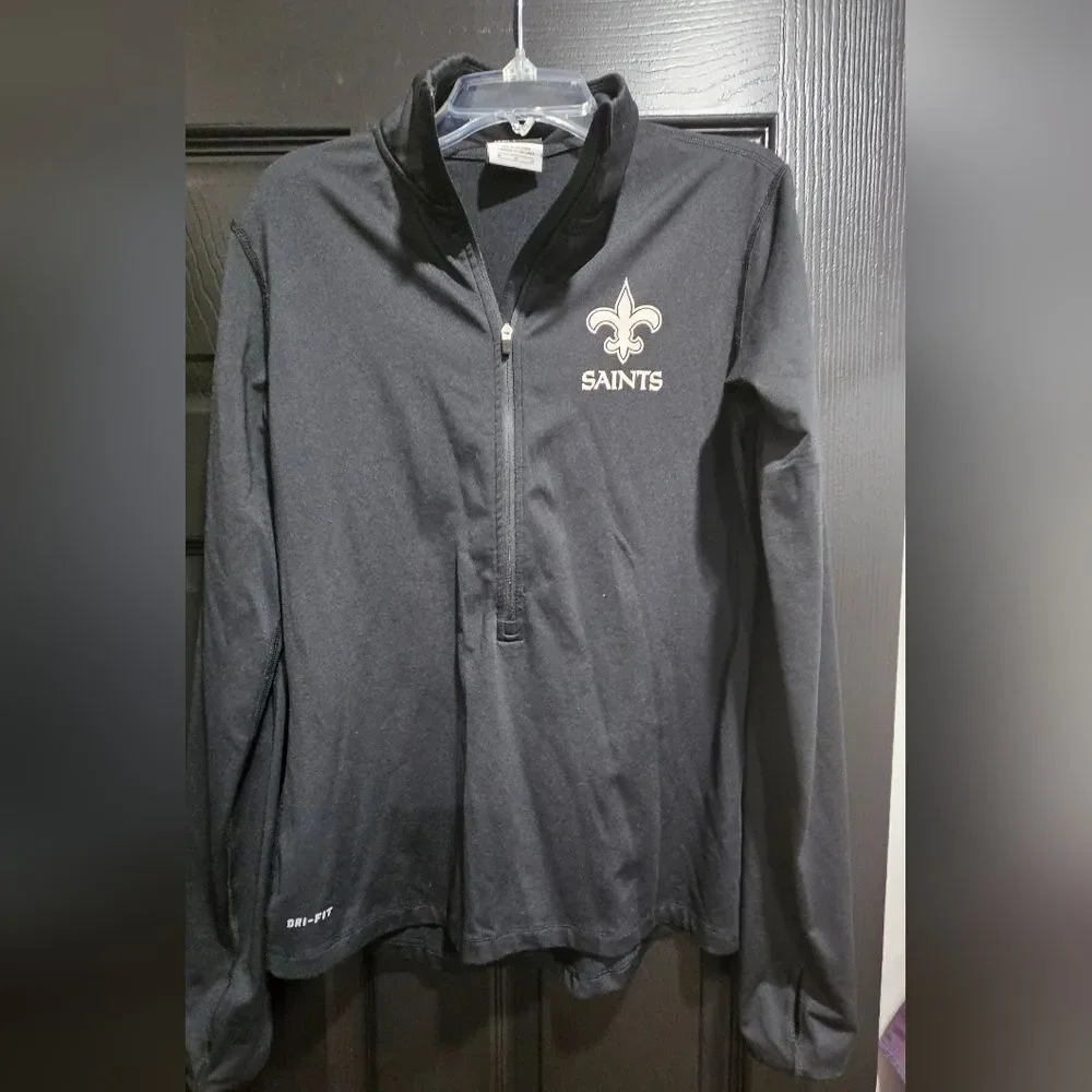 Nike New Orleans Saints Black Dri-Fit Pullover